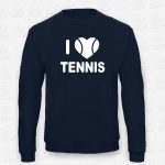 Sweatshirt Criança I love Tennis – STAMP – Loja Online de T-shirts