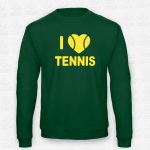 Sweatshirt I love Tennis – STAMP – Loja Online de T-shirts