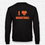 Sweatshirt Criança I love Basketball – STAMP – Loja Online de T-shirts