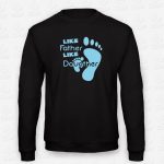 Sweatshirt Criança Like father Iike daughter – STAMP – Loja Online de T-shirts