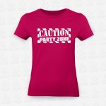T-shirt Feminina Caution Party Zone – STAMP – Loja Online