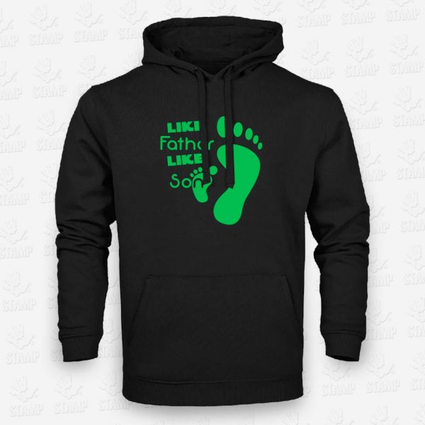 Hoodie Like father like son – STAMP – Loja Online de T-shirts