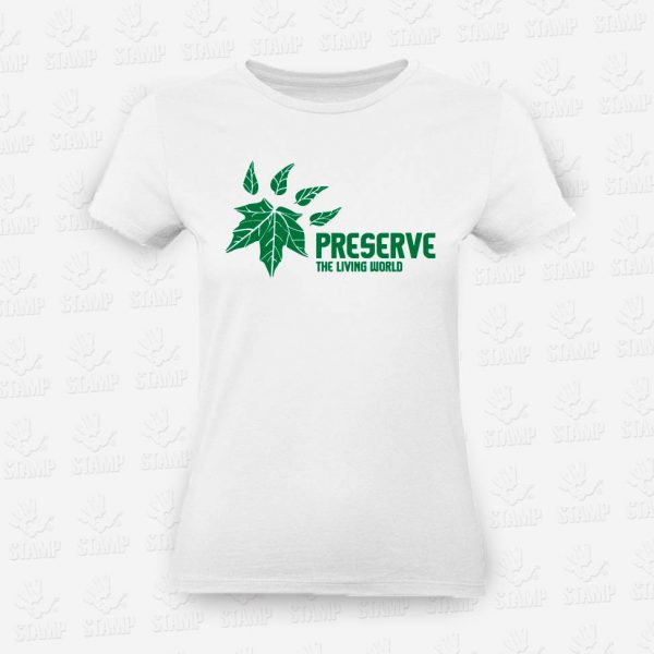T-shirt Feminina Preserve the Living World – STAMP – Loja Online