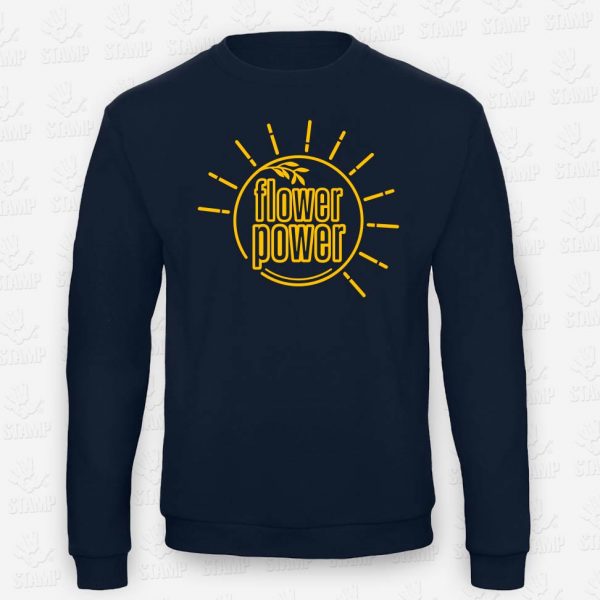 Sweatshirt Criança Flower Power – STAMP – Loja Online de T-shirts