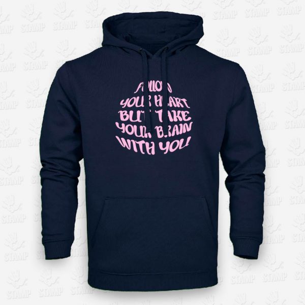 Hoodie Heart and Brain – STAMP – Loja Online de T-shirts