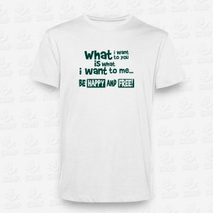 T-shirt Happy and Free – STAMP – Loja Online