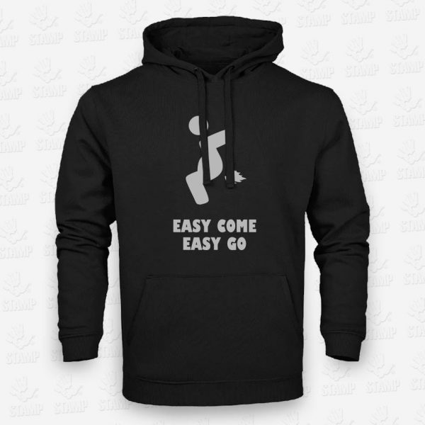 Hoodie Criança Easy come Easy go – STAMP – Loja Online de T-shirts