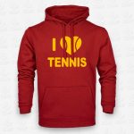 Hoodie I love Tennis – STAMP – Loja Online de T-shirts