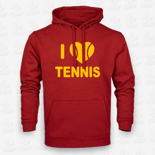Hoodie Criança I love Tennis – STAMP – Loja Online de T-shirts