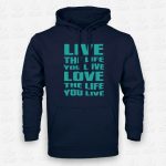 Hoodie Live Love – STAMP – Loja Online de T-shirts