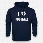 Hoodie Criança I love Football – STAMP – Loja Online de T-shirts