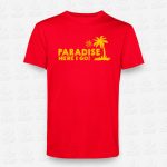 T-shirt Criança Paradise, here i go – STAMP – Loja Online