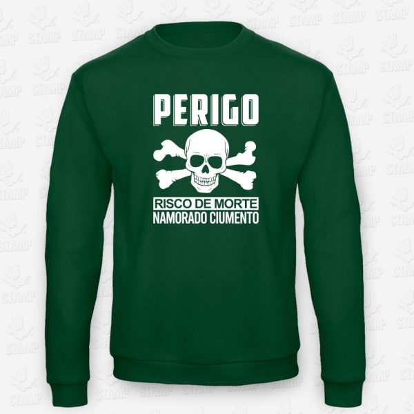 Sweatshirt Perigo Namorado Ciumento – STAMP – Loja Online de T-shirts
