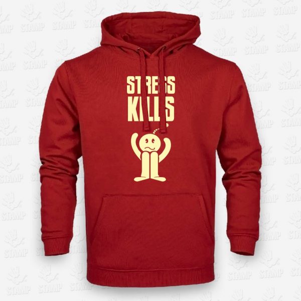 Hoodie Stress Kills – STAMP – Loja Online de T-shirts