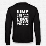 Sweatshirt Live Love – STAMP – Loja Online de T-shirts