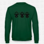 Sweatshirt Three Monkeys – STAMP – Loja Online de T-shirts