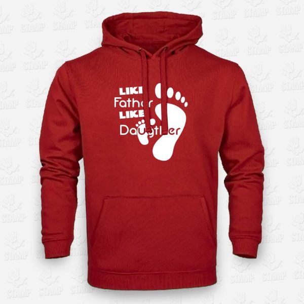 Hoodie Criança Like father Iike daughter – STAMP – Loja Online de T-shirts