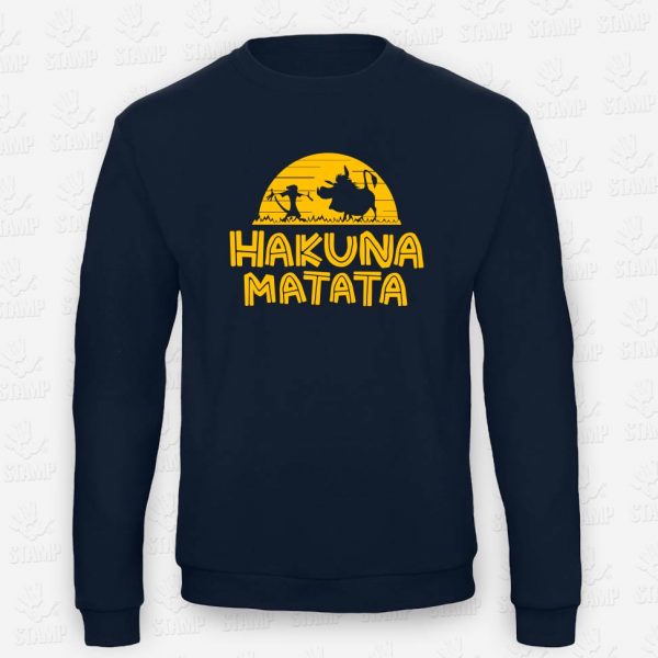 Sweatshirt Criança Hakuna Matata – STAMP – Loja Online de T-shirts