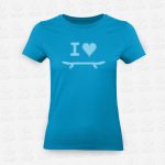 T-shirt Feminina I love Skate – STAMP – Loja Online