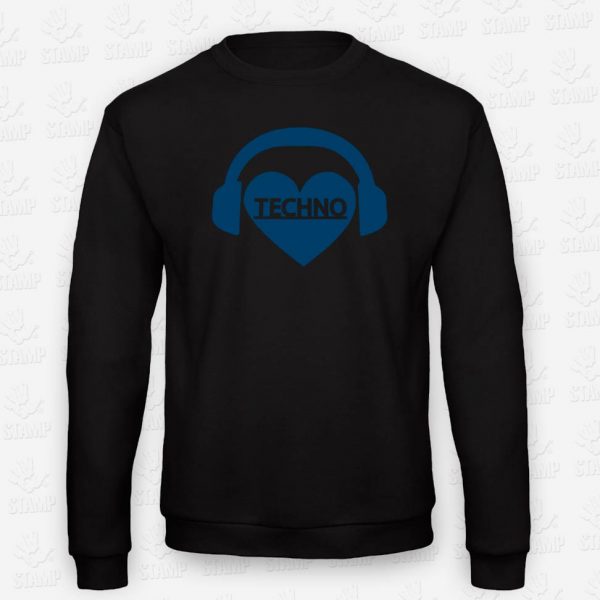 Sweatshirt Techno Love – STAMP – Loja Online de T-shirts