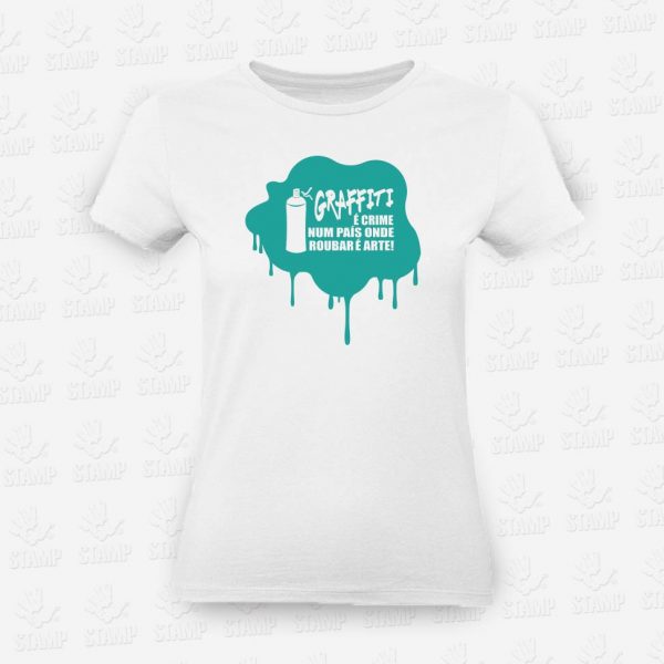 T-shirt Feminina Graffiti – STAMP – Loja Online