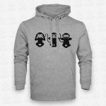 Hoodie Criança Três Macacos – STAMP – Loja Online de T-shirts