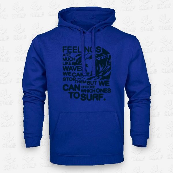 Hoodie Feelings like Waves – STAMP – Loja Online de T-shirts