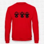 Sweatshirt Criança Três Macacos – STAMP – Loja Online de T-shirts