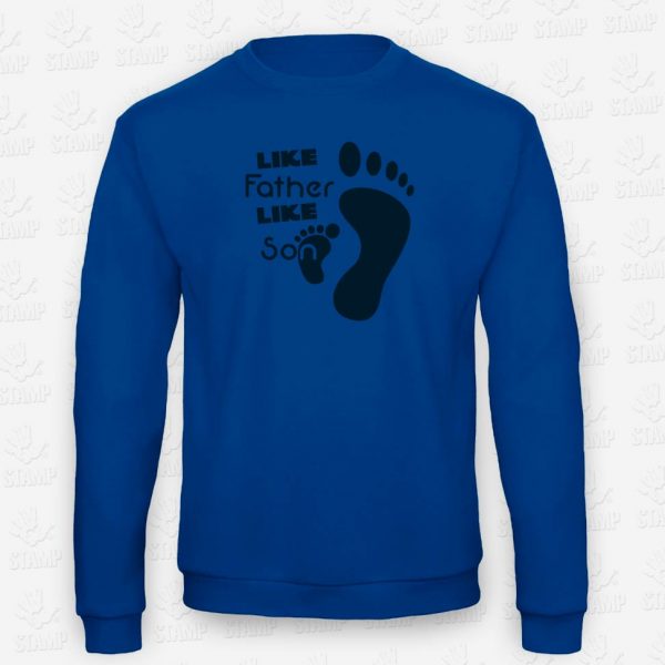 Sweatshirt Criança Like father Iike son – STAMP – Loja Online de T-shirts