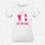 T-shirt Feminina Live your Dance – STAMP – Loja Online