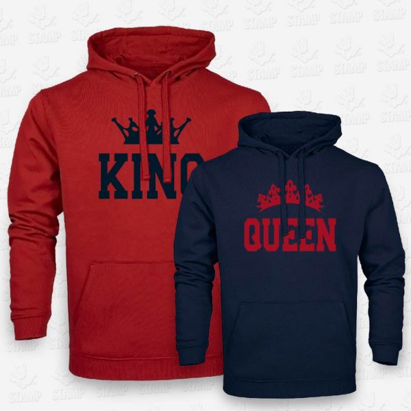 Hoodies King & Queen – STAMP – Loja Online de T-shirts