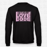 Sweatshirt Love Code I – STAMP – Loja Online de T-shirts