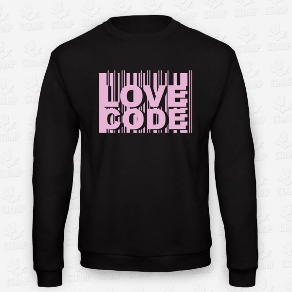 Sweatshirt Love Code I – STAMP – Loja Online de T-shirts