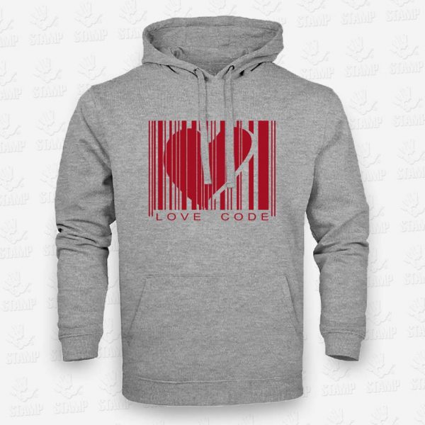 Hoodie Love Code II – STAMP – Loja Online de T-shirts