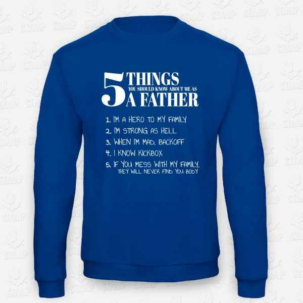 Sweatshirt Father Things – STAMP – Loja Online de T-shirts