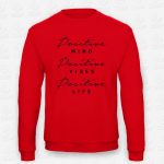 Sweatshirt POSITIVE – STAMP – Loja Online de T-shirts