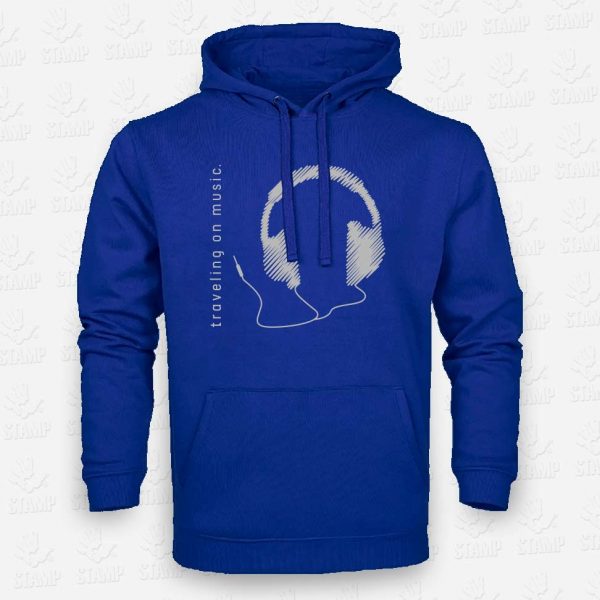 Hoodie Traveling on Music – STAMP – Loja Online de T-shirts