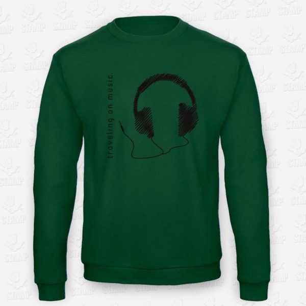 Sweatshirt Traveling on Music – STAMP – Loja Online de T-shirts