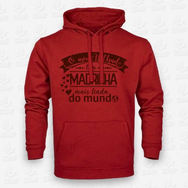 Hoodie Afilhado de Madrinha Linda – STAMP – Loja Online de T-shirts