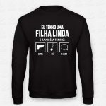 Sweatshirt Pai de Filha Linda – STAMP – Loja Online de T-shirts