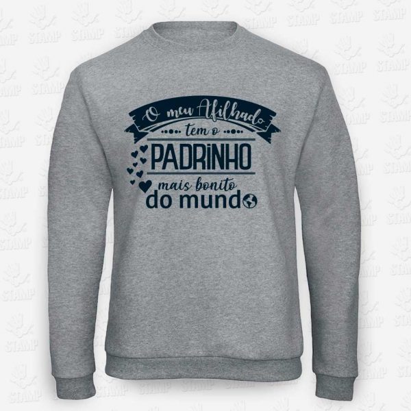 Sweatshirt Afilhado de Padrinho Bonito – STAMP – Loja Online de T-shirts