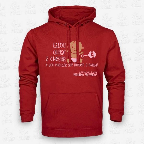 Hoodie Aceitas ser Padrinho? – STAMP – Loja Online de T-shirts