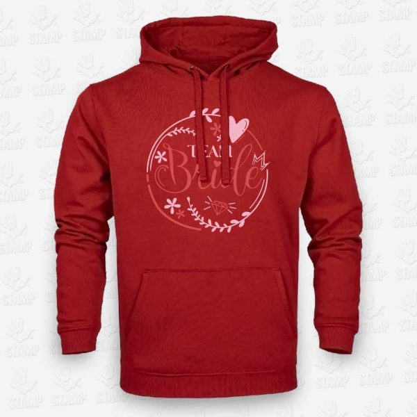 Hoodie Flower - TEAM BRIDE – STAMP – Loja Online de T-shirts