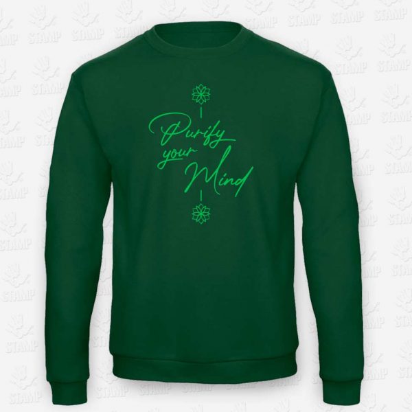 Sweatshirt Purify Your Mind – STAMP – Loja Online de T-shirts