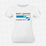 T-shirt Feminina BABY LOADING – STAMP – Loja Online