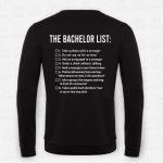 Sweatshirt The Bachelor List – STAMP – Loja Online de T-shirts (costas)