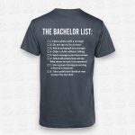 T-shirt The Bachelor List – STAMP – Loja Online (costas)