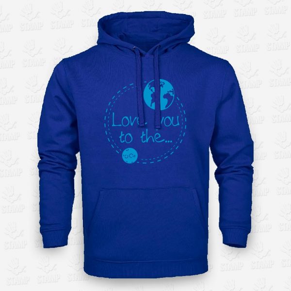 Hoodie LOVE YOU – STAMP – Loja Online de T-shirts
