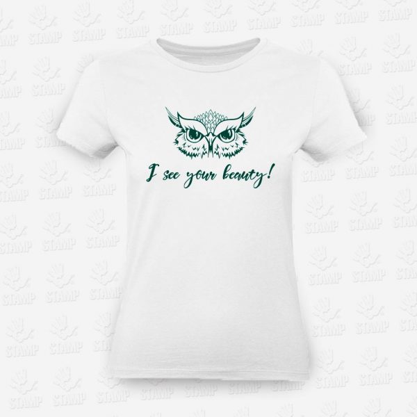 T-shirt Feminina Coruja - Your Beauty – STAMP – Loja Online