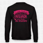 Sweatshirt Madrinha de Afilhada Linda – STAMP – Loja Online de T-shirts